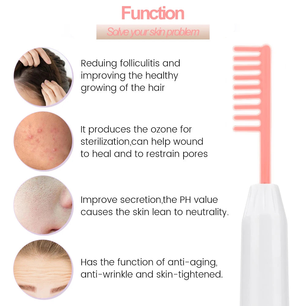 Portable High Frequency Facial Machine for Skin Rejuvenation - Smarsty