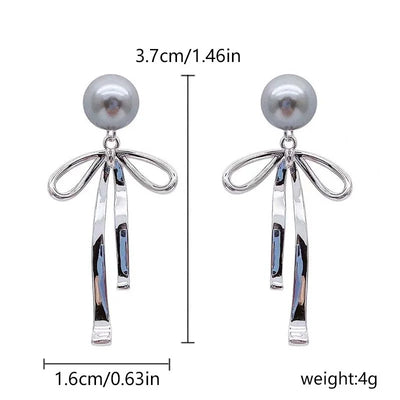 Elegant Red Zircon Butterfly Drop Earrings for Women Fashion - Smarsty