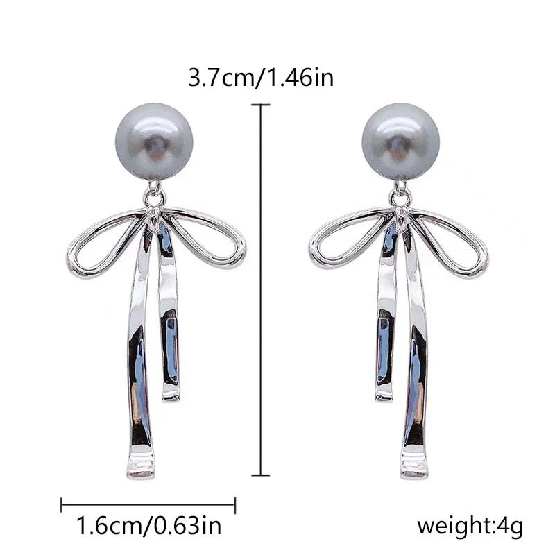 Elegant Red Zircon Butterfly Drop Earrings for Women Fashion - Smarsty