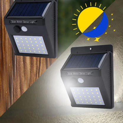 Solar Powered LED Motion Sensor Outdoor Wall Light - Smarsty