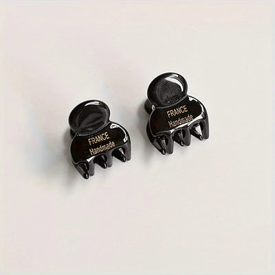 Mini Acetate Hair Claws Set Secure Cute Elegant Clips - Smarsty