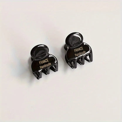 Mini Acetate Hair Claws Set Secure Cute Elegant Clips - Smarsty