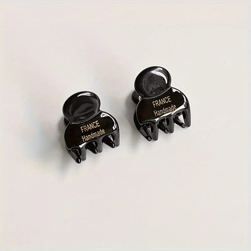 Mini Acetate Hair Claws Set Secure Cute Elegant Clips - Smarsty