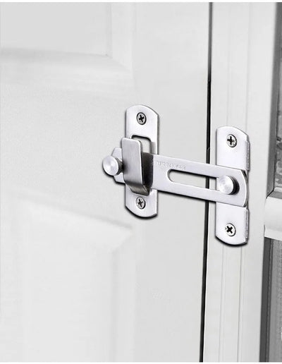 Sliding Barn Door Latch Sliding Right Angle Door Latch Door Bolt Wine Cooler Closet Window Door Latch Plug Baby Safety Latch - Smarsty