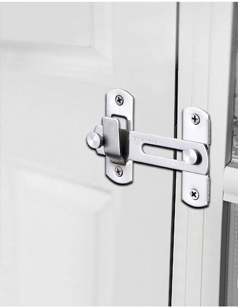 Sliding Barn Door Latch Sliding Right Angle Door Latch Door Bolt Wine Cooler Closet Window Door Latch Plug Baby Safety Latch - Smarsty