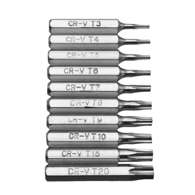 10pcs Plum Blossoms Screwdriver Bit Professional 4mm Torx Screwdriver Bits Set Accessories for Repairing Mobile Computer
