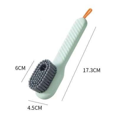 1/2/4PCS Shoe Washing Machine Bag with Liquid Shoe Brush Set Durable Laundry Shoe Bag and Soft Bristle Clean Brush for All Shoes - Smarsty