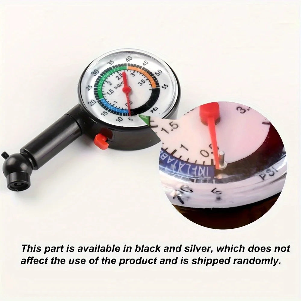 1pc Tire Pressure Gauge Car Tire Pressure Meter Car Tire Pressure Watch High Precision Tire Pressure Monitor - Smarsty