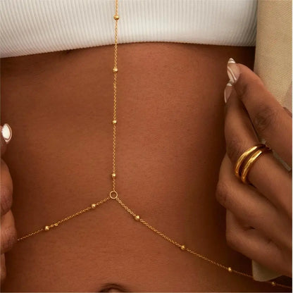 Adjustable Gold Belly Chain for Women Body Jewelry - Smarsty