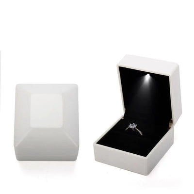 Luxury LED Jewelry Ring Box for Engagement and Wedding - Smarsty