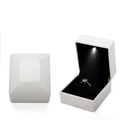 Luxury LED Jewelry Ring Box for Engagement and Wedding - Smarsty