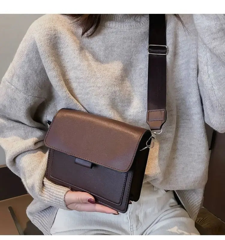 PU Leather Crossbody Bag For Women Travel Friendly Flap - Smarsty