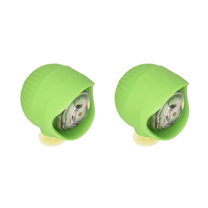 2pcs PVC LED Shoe Lights Charms Accessories for Night Rides, Walks & Dog Walks,Shoes Charms, 3 Lighting Modes