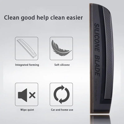 Soft Silicone Car Window Squeegee For Water Wiping - Smarsty