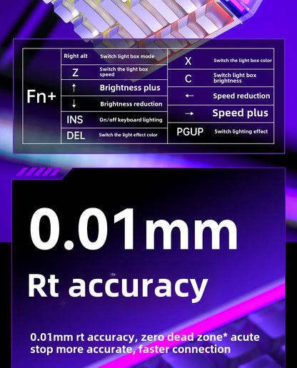 Mechanical Keyboard With Magnetic Switch RGB Gaming