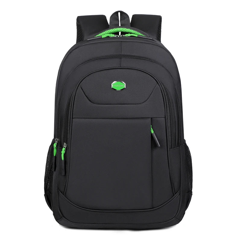 Men's Backpack Oxford Waterproof Backpack Business Computer Bag Leisure Travel Backpack High School Student Backpack - Smarsty