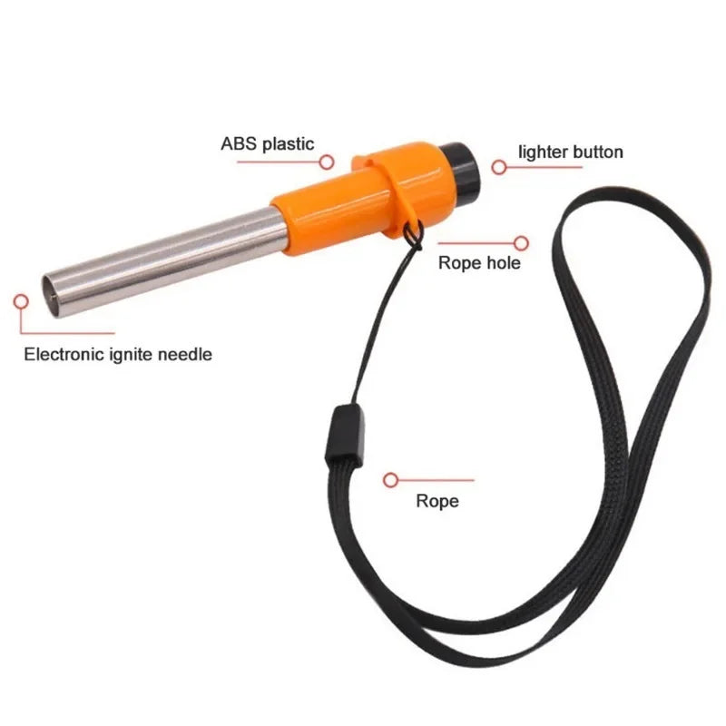 Outdoor Camping Mini Electric Lighter Kitchen Household Stove Lgniter Stainless BBQ Piezo Igniter