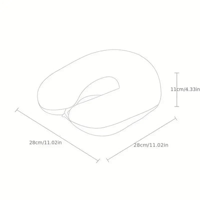 Comfortable U-Shaped Travel Neck Pillow for Fatigue Relief - Smarsty