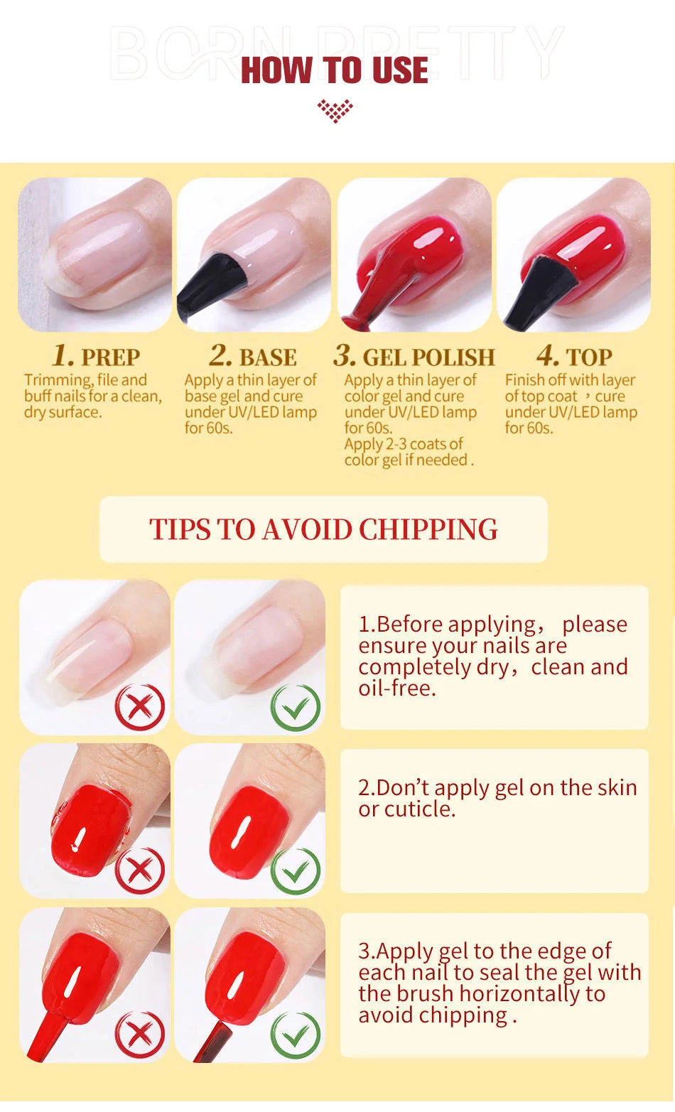 Born Pretty Super Top Coat and Base Gel Polish - Smarsty