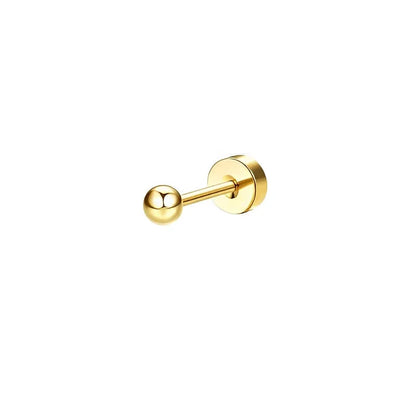Stainless Steel Earrings For Sensitive Ears Slim Flat Back - Smarsty