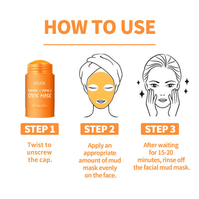 EELHOE Turmeric Skin Care Original Face Cream Serum Oil Stick Mask Body Whitening Anti Acne Lighten Dark Spot Moisturizing