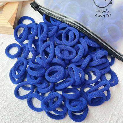Kids Colorful Elastic Hair Bands Soft Non Slip Scrunchies - Smarsty