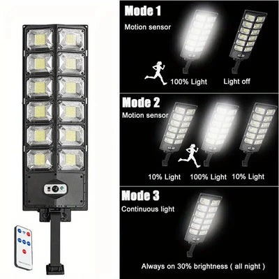 100000LM Ultra Powerful Solar Lamp With Remote Control Outdoor Solar Induction Street Yard Light IP65 Waterproof Garden Lights