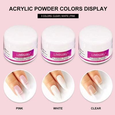 Acrylic Powder and Liquid Monomer Nail Art Kit - Smarsty