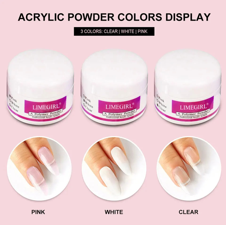 Acrylic Powder and Liquid Monomer Nail Art Kit - Smarsty