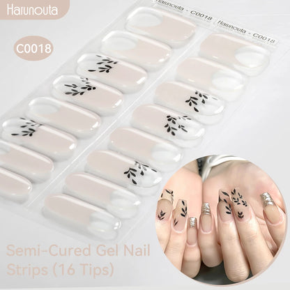 Gradient Auroras Gel Nail Strips for Easy DIY Manicure - Smarsty