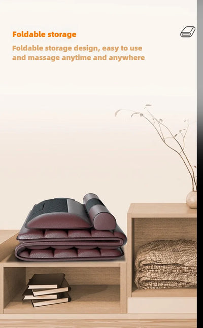 Electric Full Body Massage Mattress With Heating Relaxation Feature - Smarsty