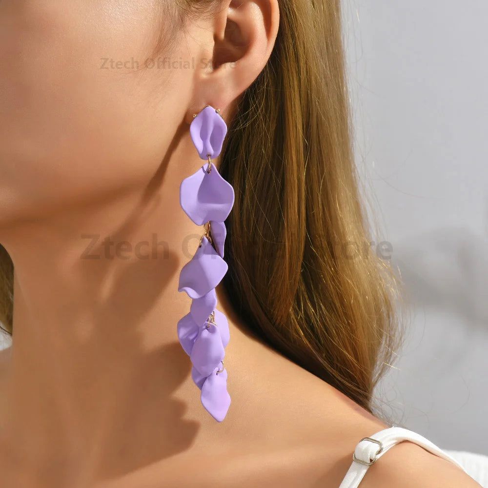 Romantic Multicolor Tassel Dangle Earrings for Women’s Fashion - Smarsty