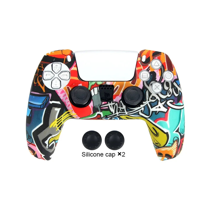Camo Silicone Skin Cover for PS5 Controller Protection - Smarsty
