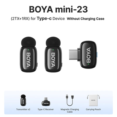 Boya Mini Wireless Lavalier Microphone for Mobile Recording - Smarsty