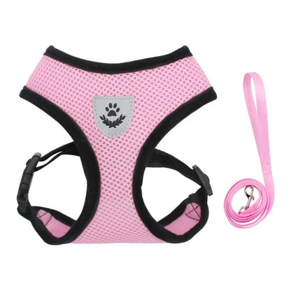 Adjustable Breathable Dog Cat Harness with Reflective Safety - Smarsty