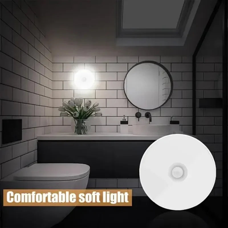 Rechargeable Motion Sensor LED Night Light for Easy Lighting - Smarsty