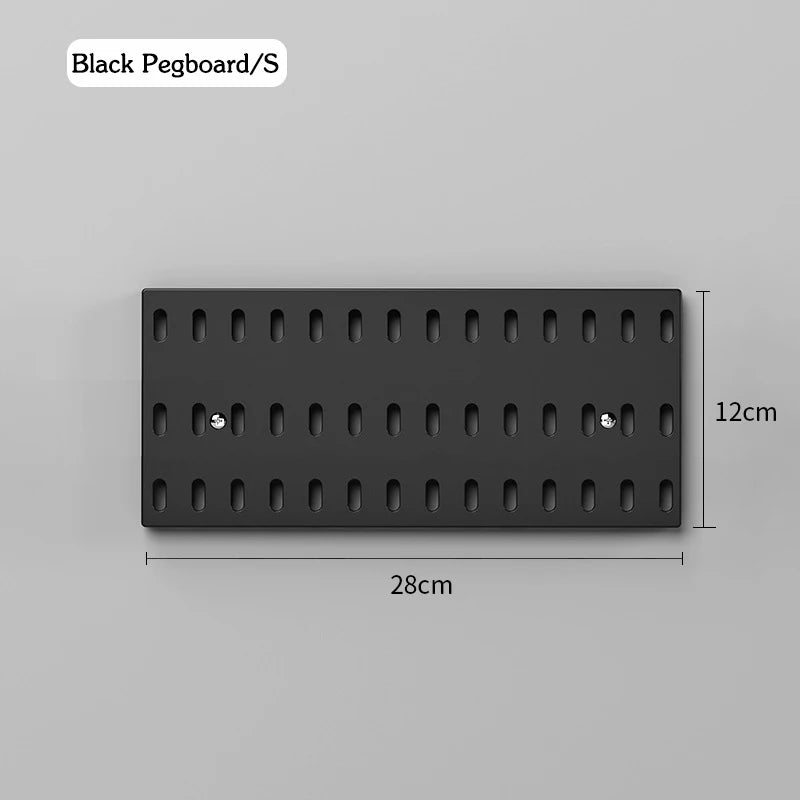 DIY Pegboard Accessories Kitchen Organization No Drill Hanging Shelf Storage Hooks Wall Organizer Crafts For Garage Room