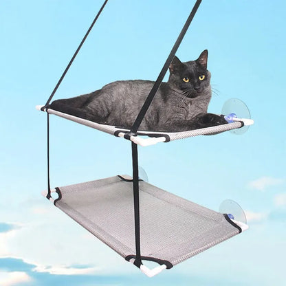 Cat Hammock Window Bed for Sunny Relaxation - Smarsty