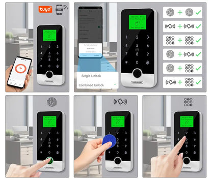 Waterproof Bluetooth Fingerprint Access Control Keypad - Smarsty