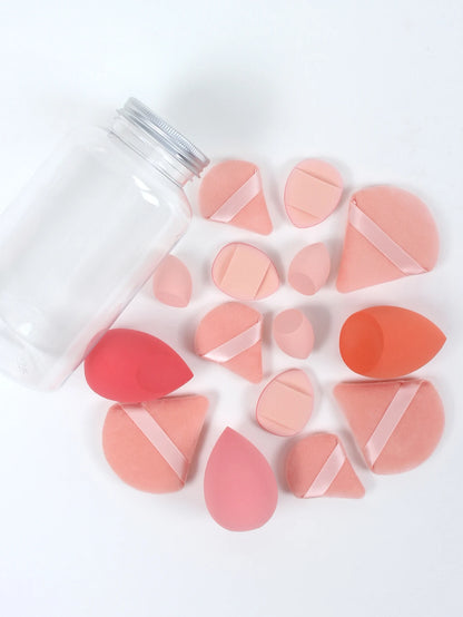 Spring Cosmetic Puff Set with Mini Makeup Eggs and Cushions - Smarsty