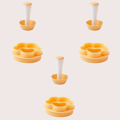 Flower Shaped Pastry Dough Tamper Set for Baking - Smarsty