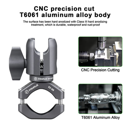 Motorcycle Phone Holder Handlebar Mount Quick Disassembly - Smarsty