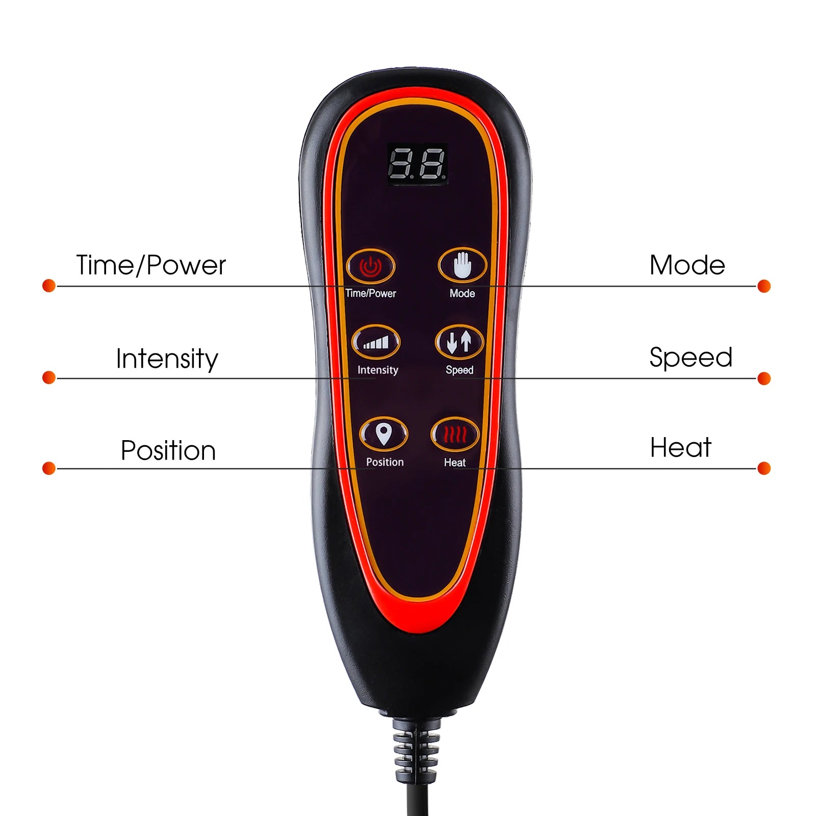 Infrared Electric Back Massager Cushion for Ultimate Relaxation - Smarsty