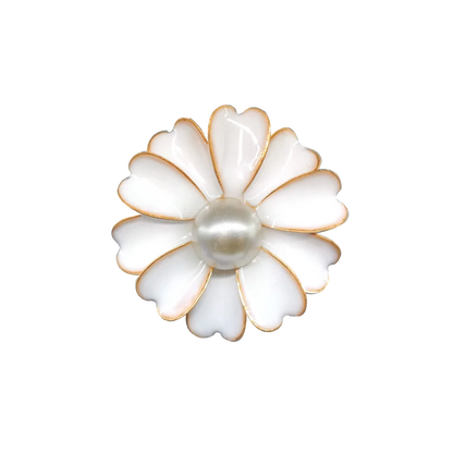 1pcs Metal Shoe Charms for Women Girls Flower Tulip Heart Butterfly Daisy Luxury Pearl Shoe Decorations Pins Sandal Accessories
