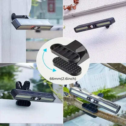 Powerful LED Solar Outdoor Wall Lamp with Motion Sensor - Smarsty