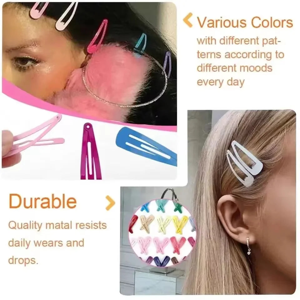 40 Pcs Colorful Hair Clips for Girls with Fun Design - Smarsty