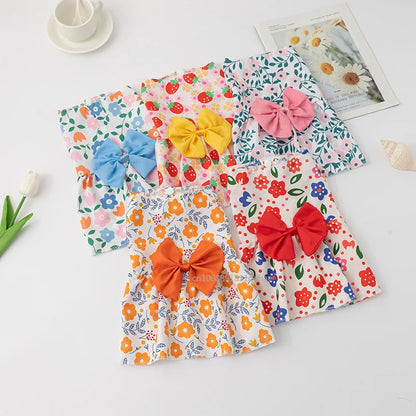 Small Dog Flower Princess Dress for Summer Fun - Smarsty