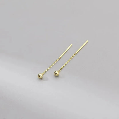 Rose Gold Drop Earrings with Zircon Crystals for Women - Smarsty