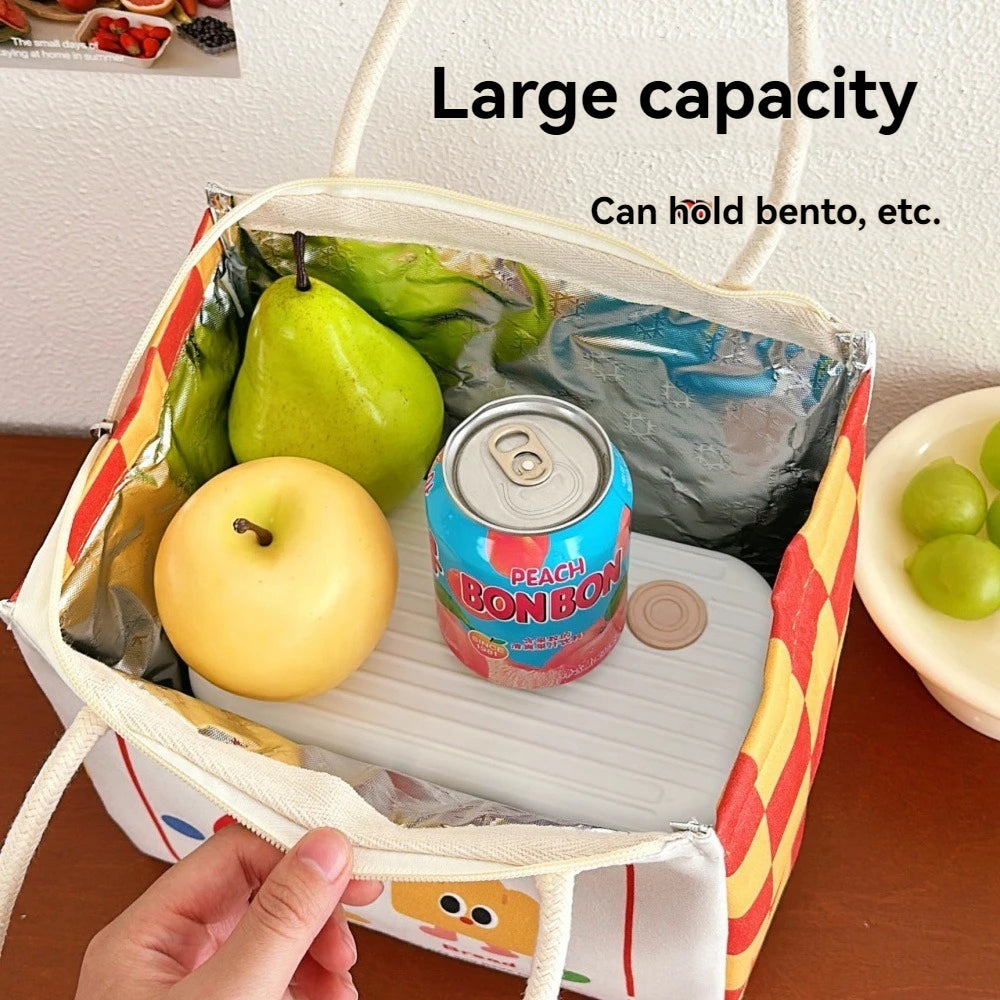 Cute Kitten Insulated Lunch Box Bag With Large Capacity - Smarsty