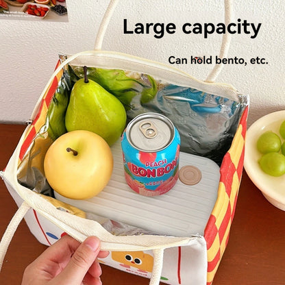 Cute Kitten Insulated Lunch Box Bag With Large Capacity - Smarsty